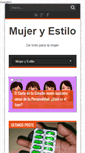 Mobile Screenshot of mujeryestilo.com